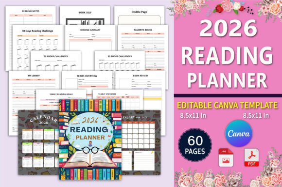 026 Reading Planner KDP Interior: A Strategic Tool for Book Lovers and Productivity Enthusiasts