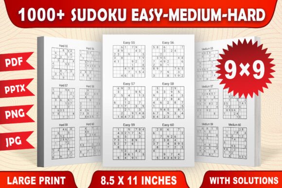 1000 Sudoku with Solutions: A Comprehensive Guide to Enhancing Your Mind with Classic Puzzles