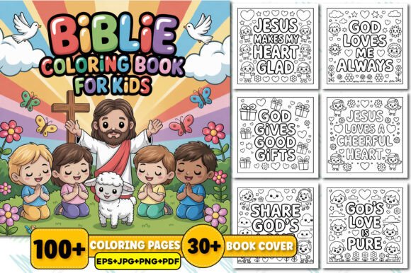 Bold and Easy Bible Coloring Book