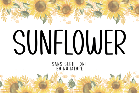Sunflower Font: A Minimalist Touch for Creative Projects