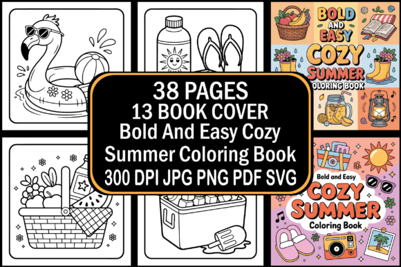 The Rise of the Bold and Easy Cozy Summer Coloring Book: A Creative and Business Opportunity for Modern Creators